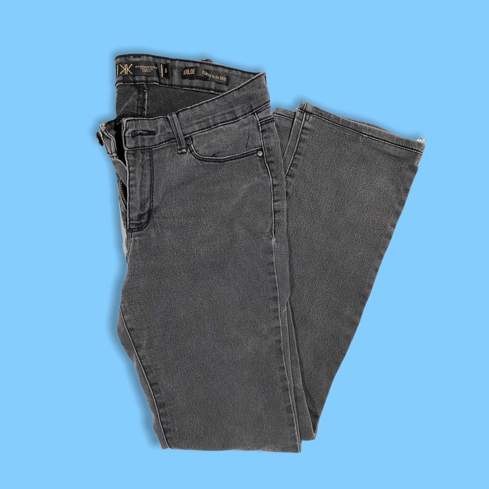 Khloe Kardashian Curvy Slim Boot Jeans